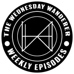 The MBIM Logo flipped upside down and duplicated into a clever design for The Wednesday Wanderer Podcast, Hosted by Michael B. Isbell